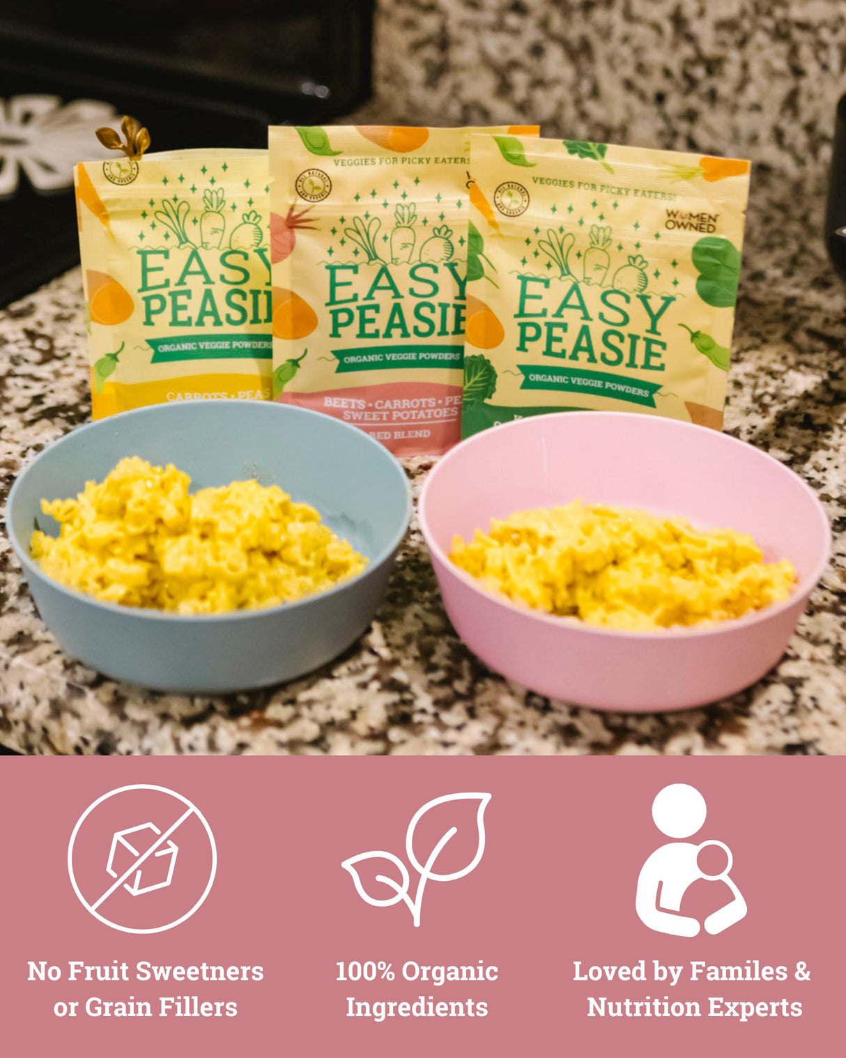 Organic Veggie Powders: 3-Pack (each pouch 2oz)