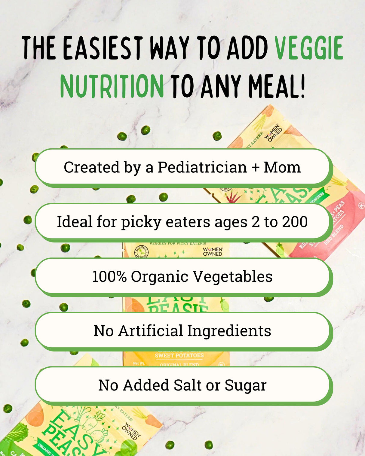 Organic Veggie Powders: Green Blend Pouch, 5oz