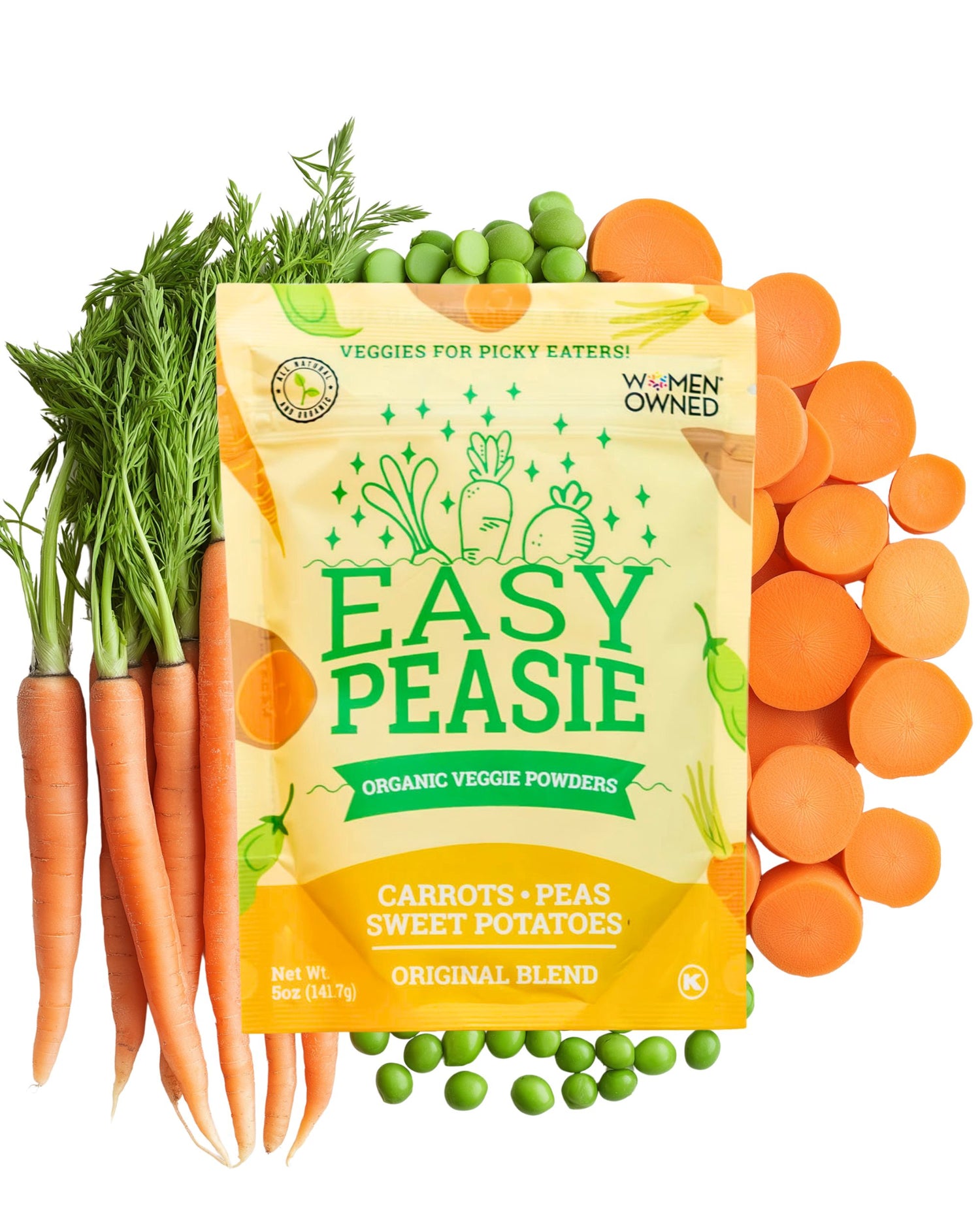 Organic Veggie Powders: Original Blend Pouch, 5oz