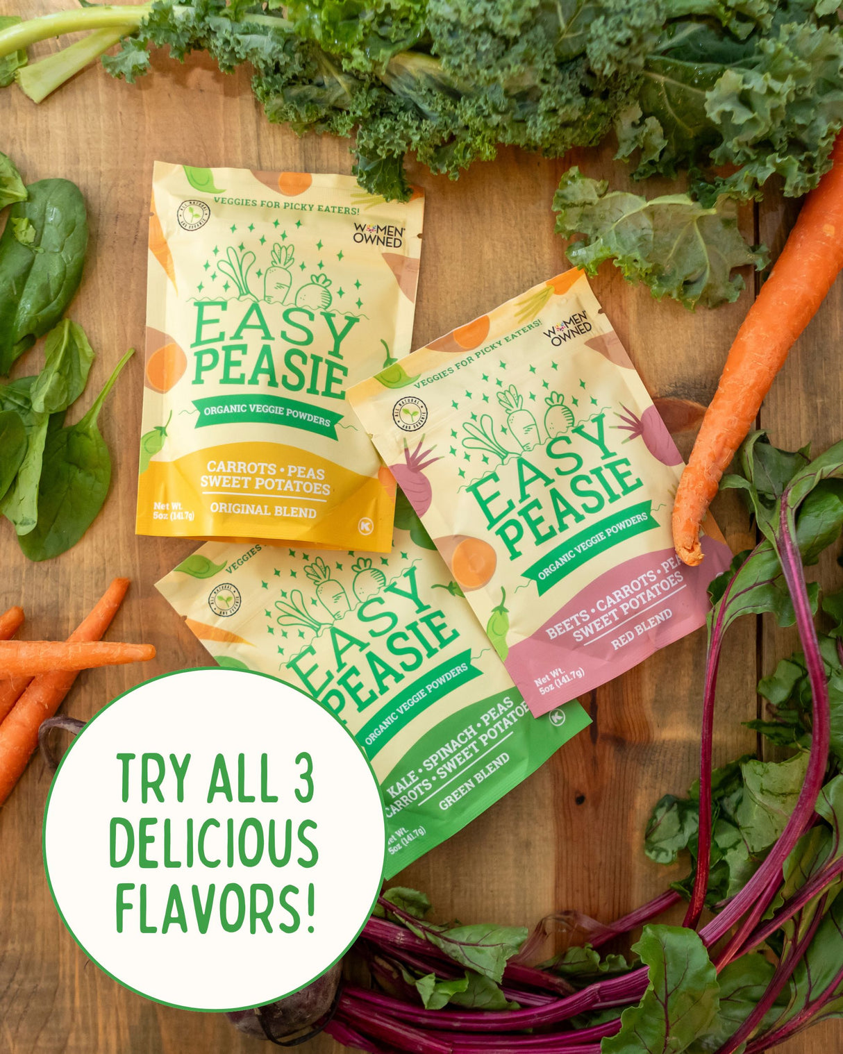 Organic Veggie Powders: Original Blend Pouch, 5oz