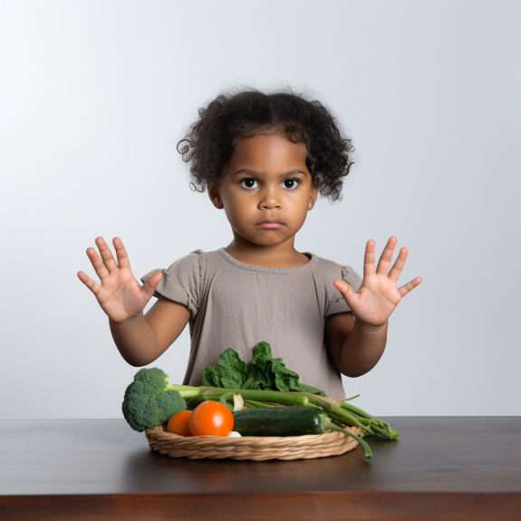 picky eaters refusing vegetables