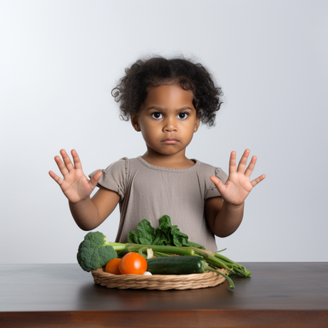 picky eaters refusing vegetables