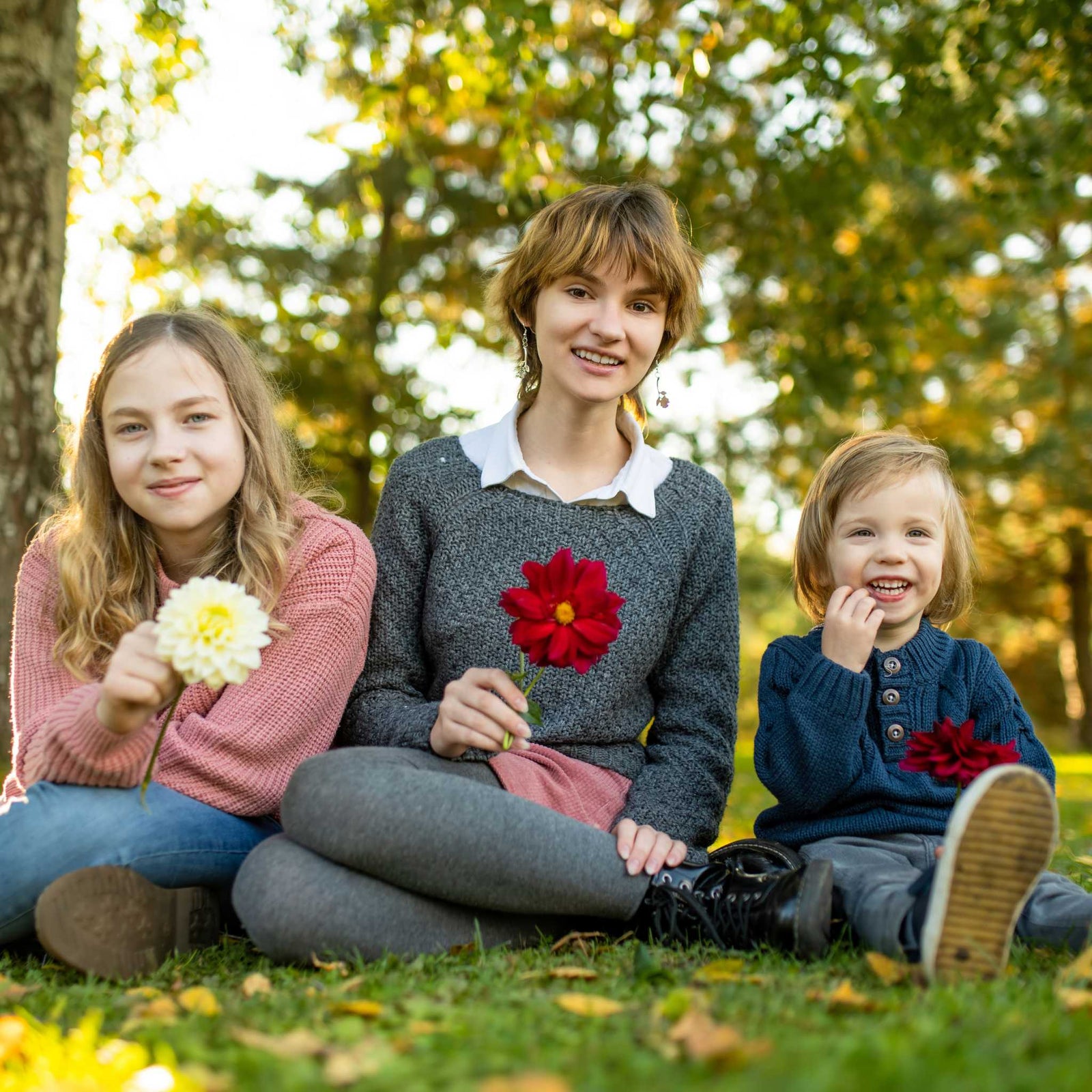 family in the park