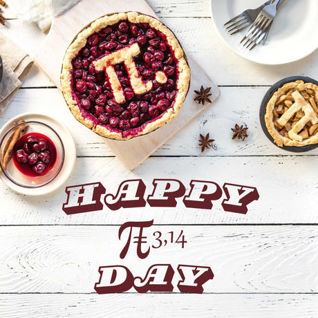 Happy Pi Day decorated pies