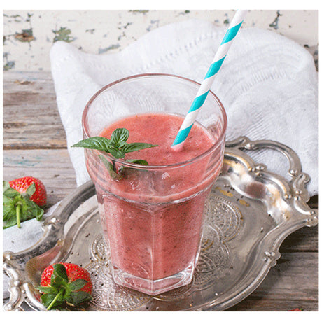 Smoothie with EasyPeasie Red Veggie Blend (carrots, peas, beets, sweet potatoes). Veggie Hack for Picky Eaters.