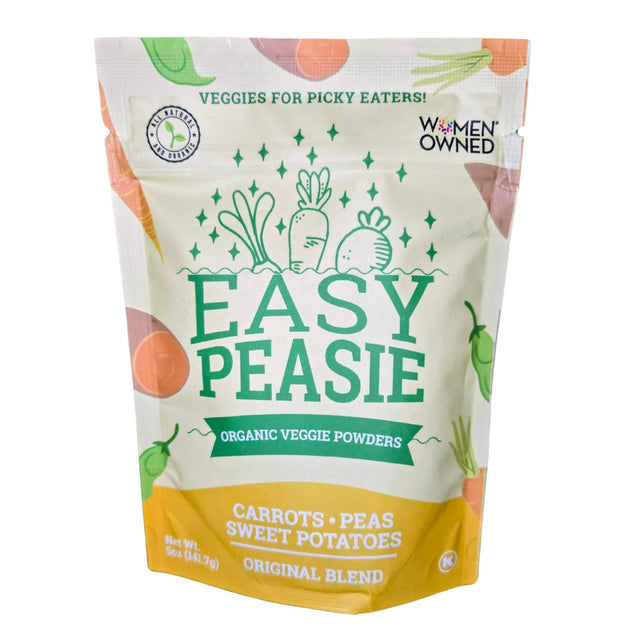 photo of front of Easy Peasie Veggie Powder Original Blend 5oz pouch