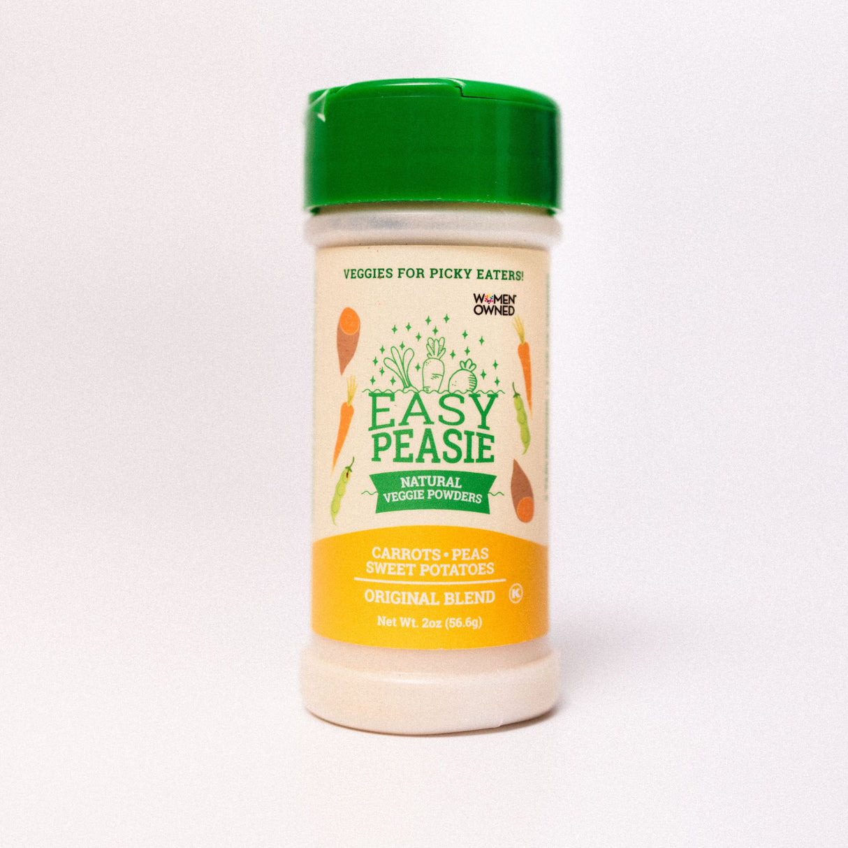 Veggie Powder for Picky Eaters | Original Blend (2oz jar) | Easy Peasie