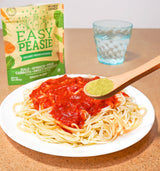 Spaghetti and Easy Peasie veggie powder Green Blend pouch