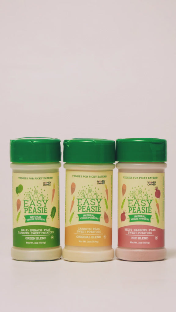 Natural Veggie Powders: 3-Pack (each jar 2oz) - Easy Peasie
