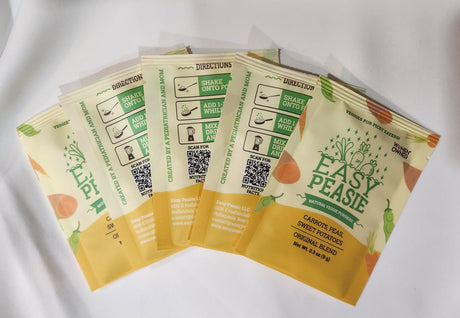 Veggie Powder for Picky Eaters | Original Blend, Daily Serving Packet (5-packet Travel Bundle) | Easy Peasie