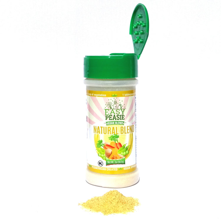 Natural Blend, EasyPeasie veggie powder blend (carrots, peas, butternut squash) for picky eaters